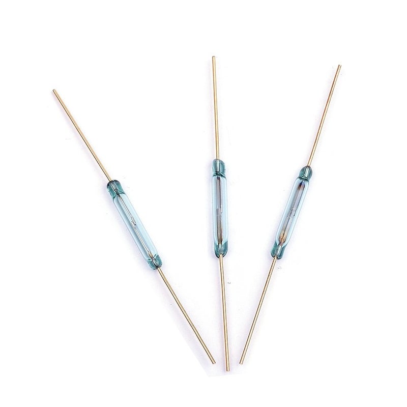 Cylewet 15Pcs Reed Switch with Gilded Lead Normally Open (N/O) Magnetic Induction Switch Electromagnetic for Arduino (Pack of 15) CYT1065 - Image 5